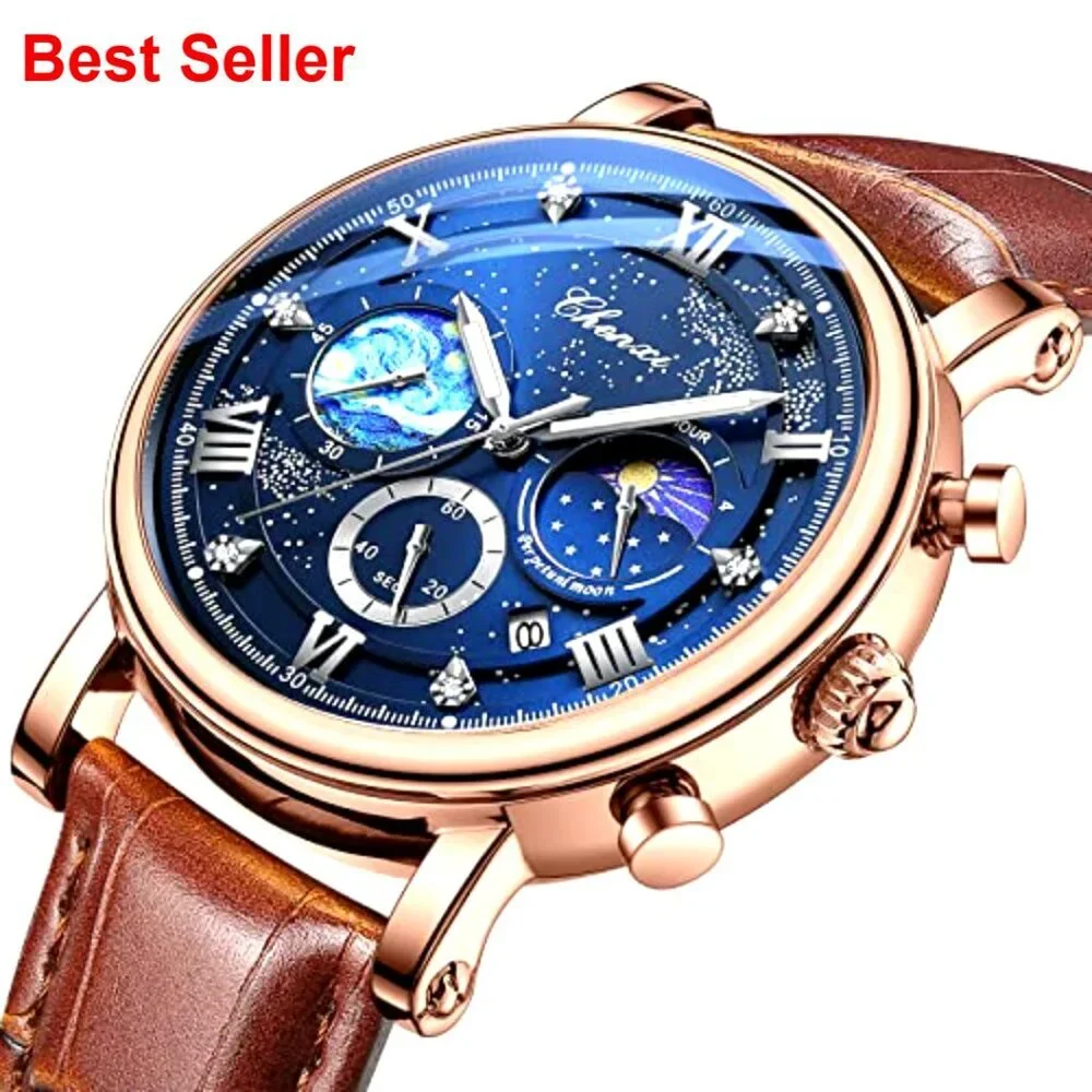 Men's Classic Multifunctional Military Sports Analog Watch Waterproof Luminous